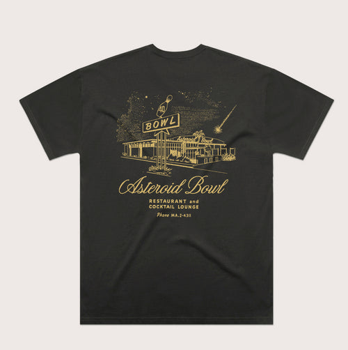 Asteroid Bowl T-Shirt - Charcoal
