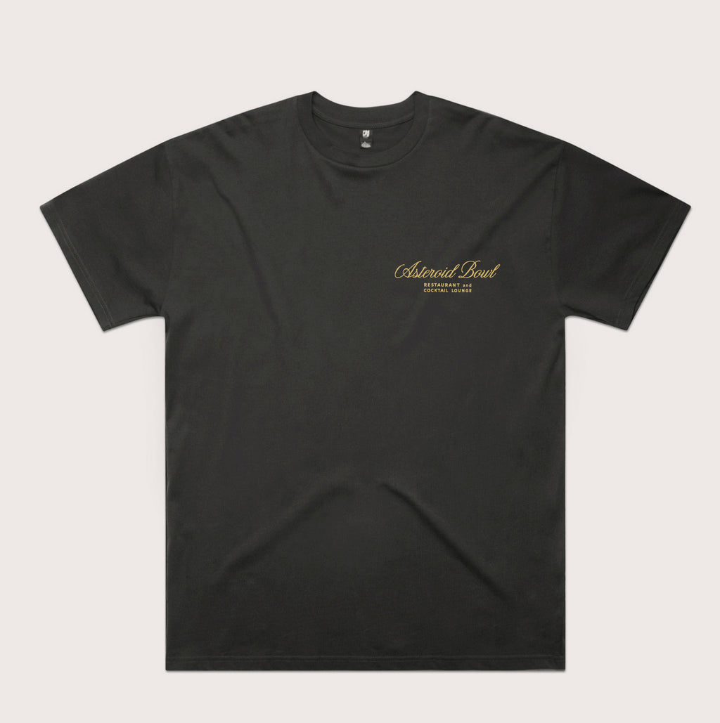Asteroid Bowl T-Shirt - Charcoal