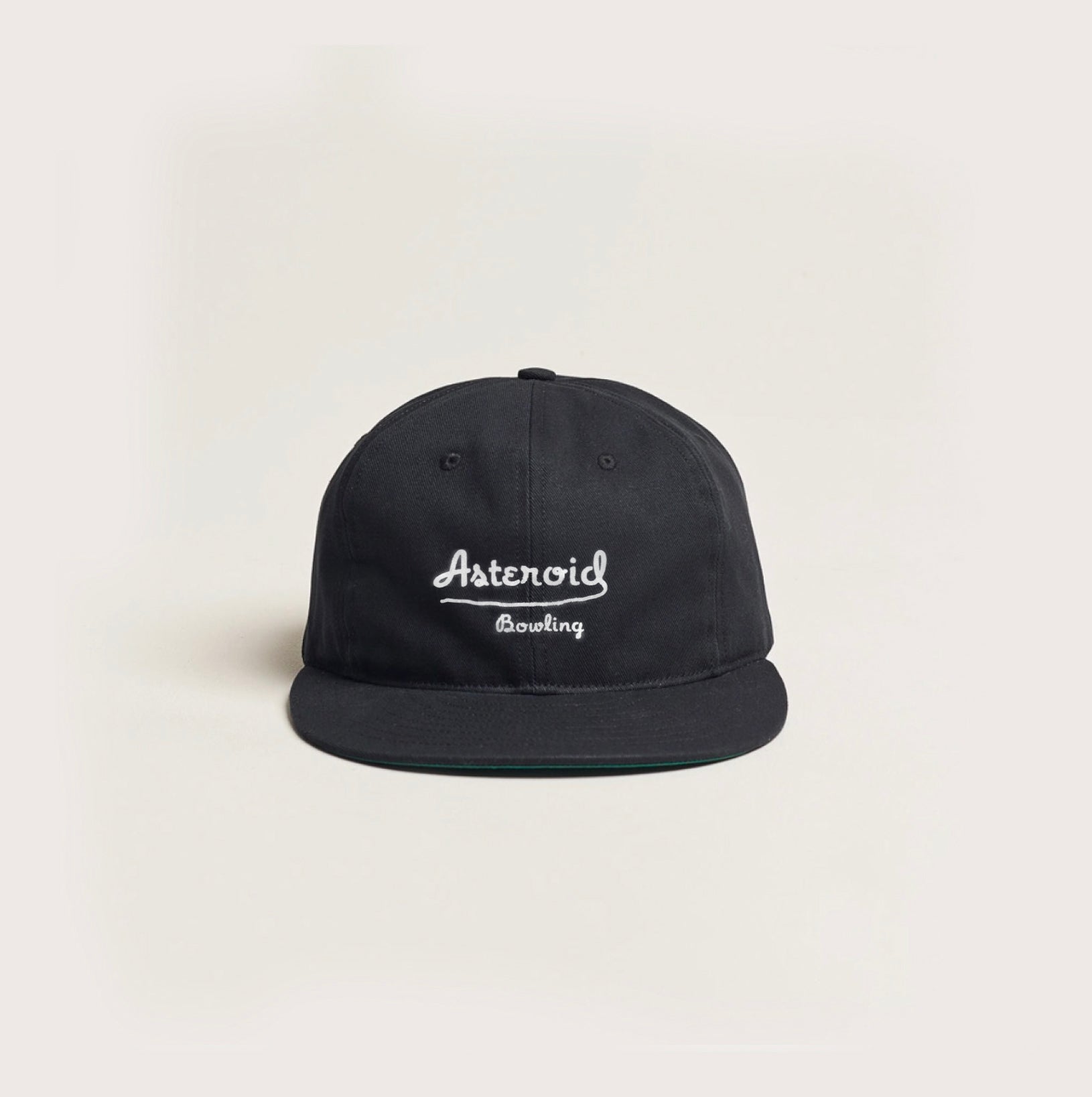 Vintage Bowl - 5 Panel Wool Hat Black
